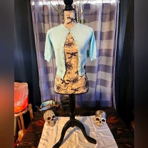 L'EQUIPE Baby Blue Cardigan